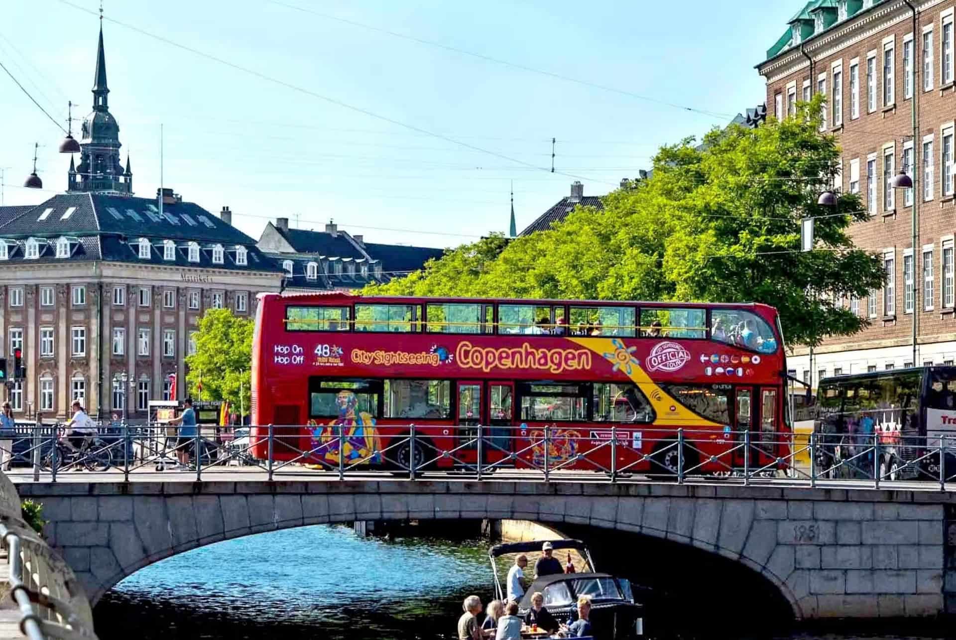 Bus touristique à Copenhague