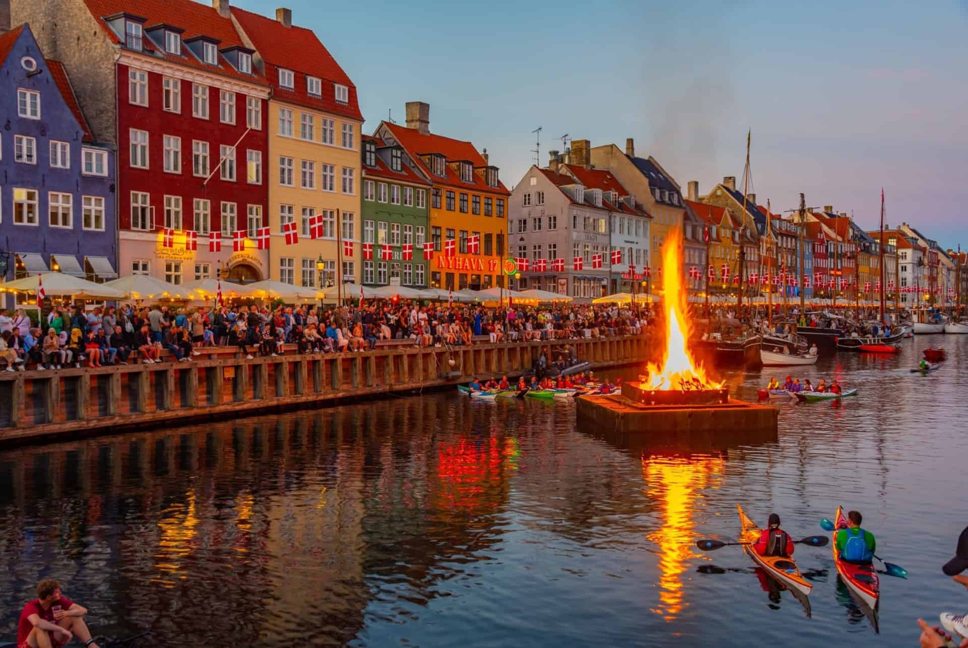 sankt hans aften copenhague en juin