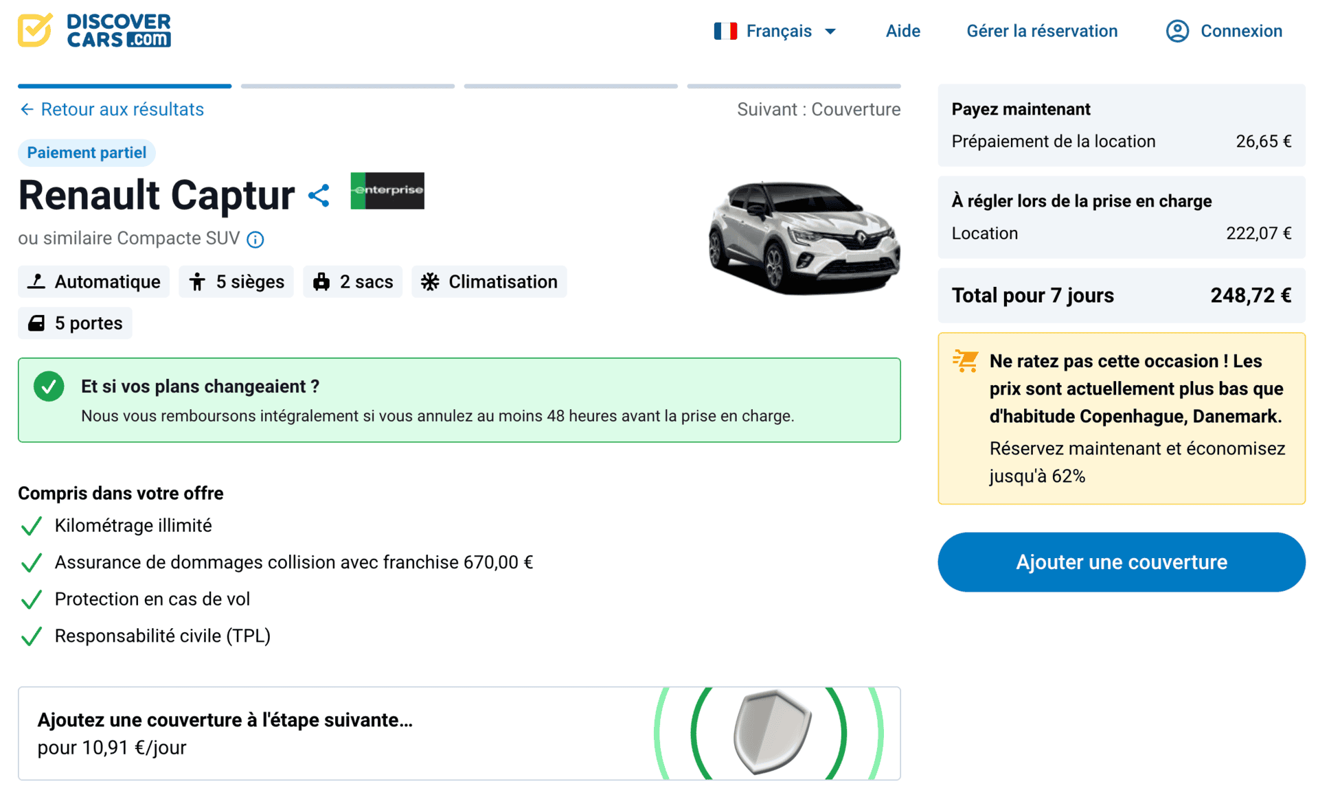 location voiture SUV