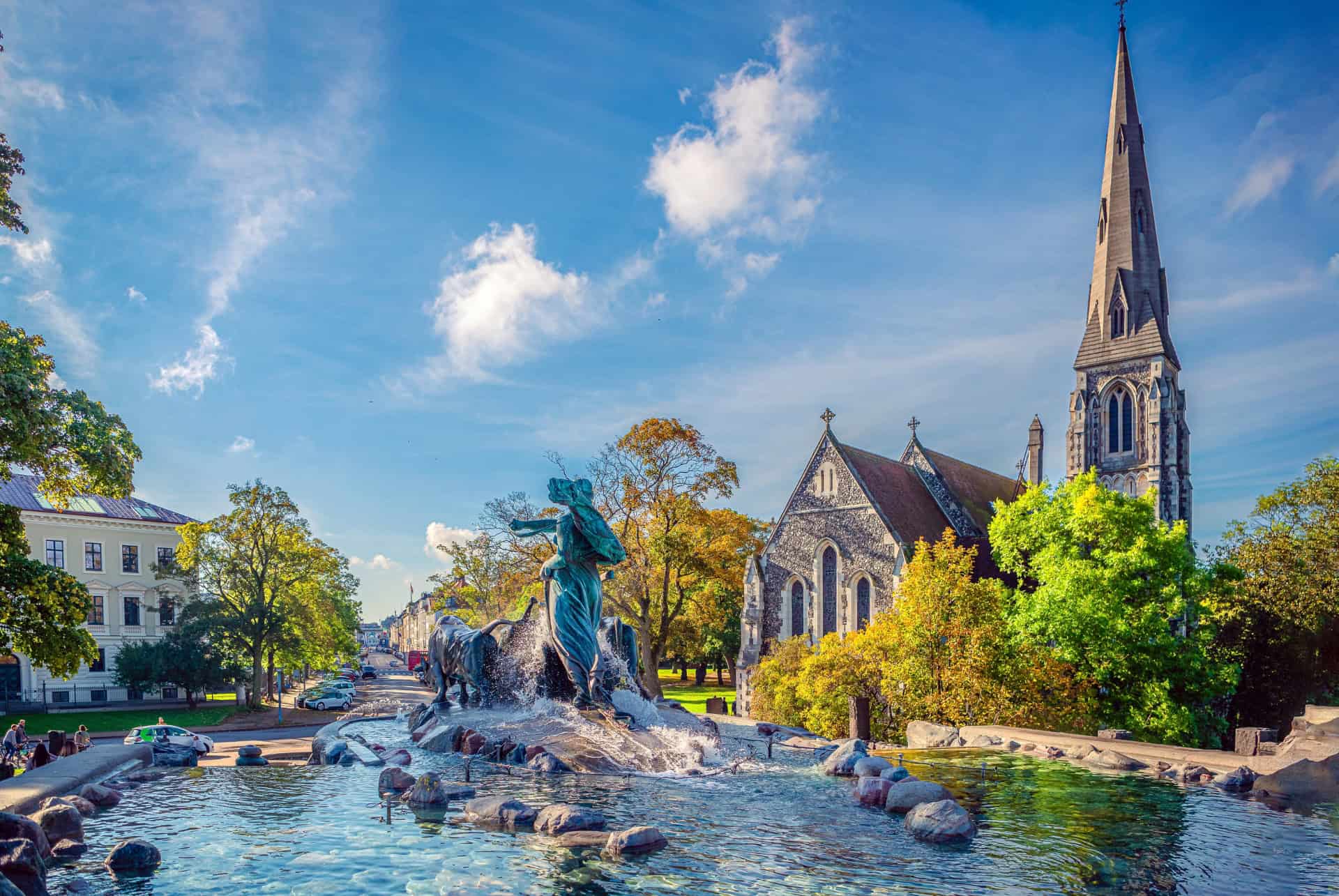 fontaine gefion vue