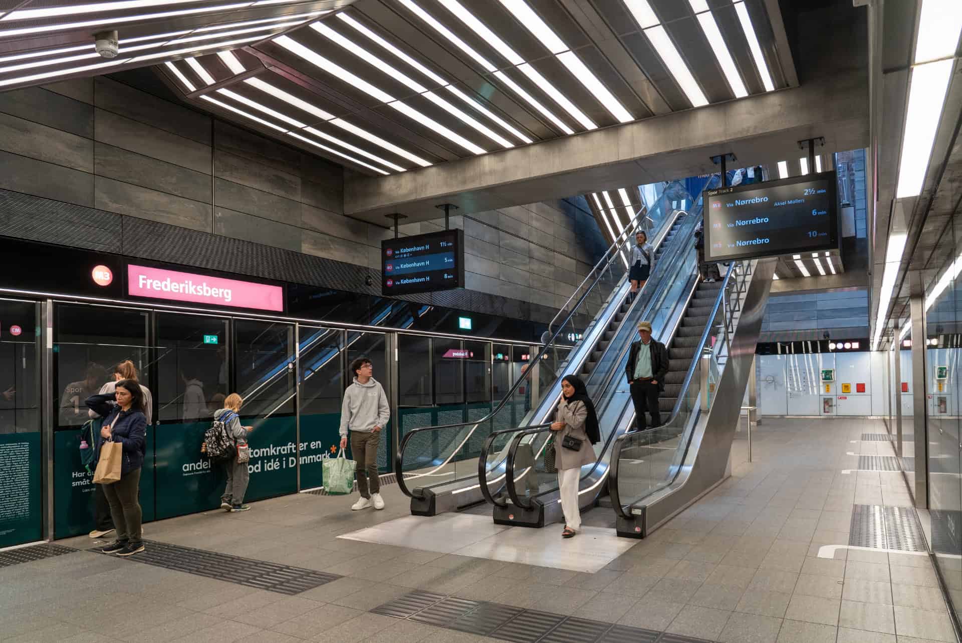 Le métro à Copenhague