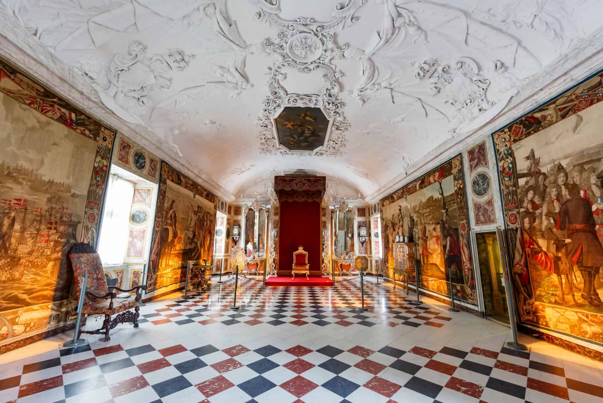 interieur chateau de rosenborg