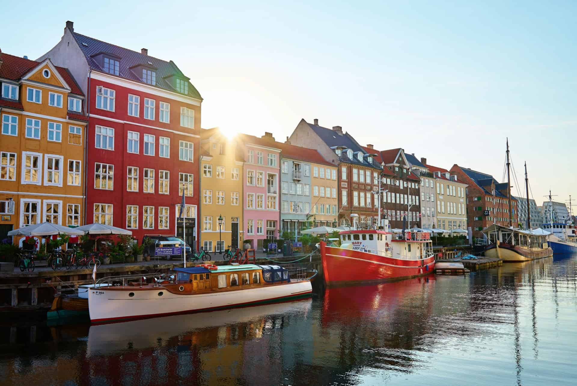 port de nyhavn copenhague en juin