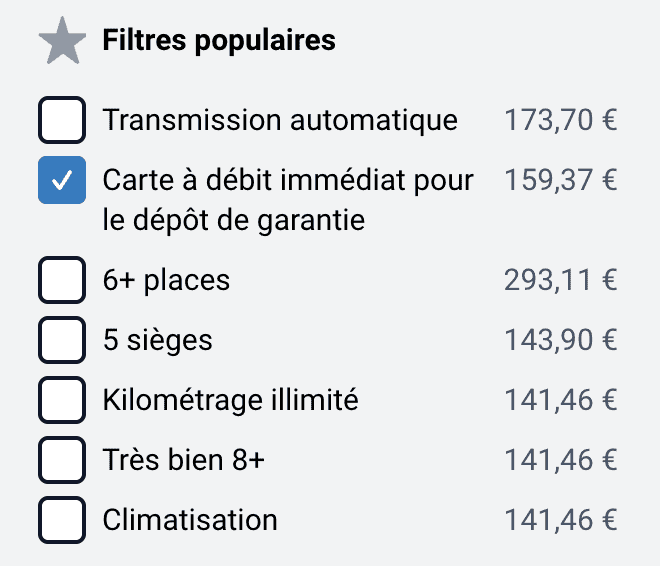 filtres discover cars filtres discover cars