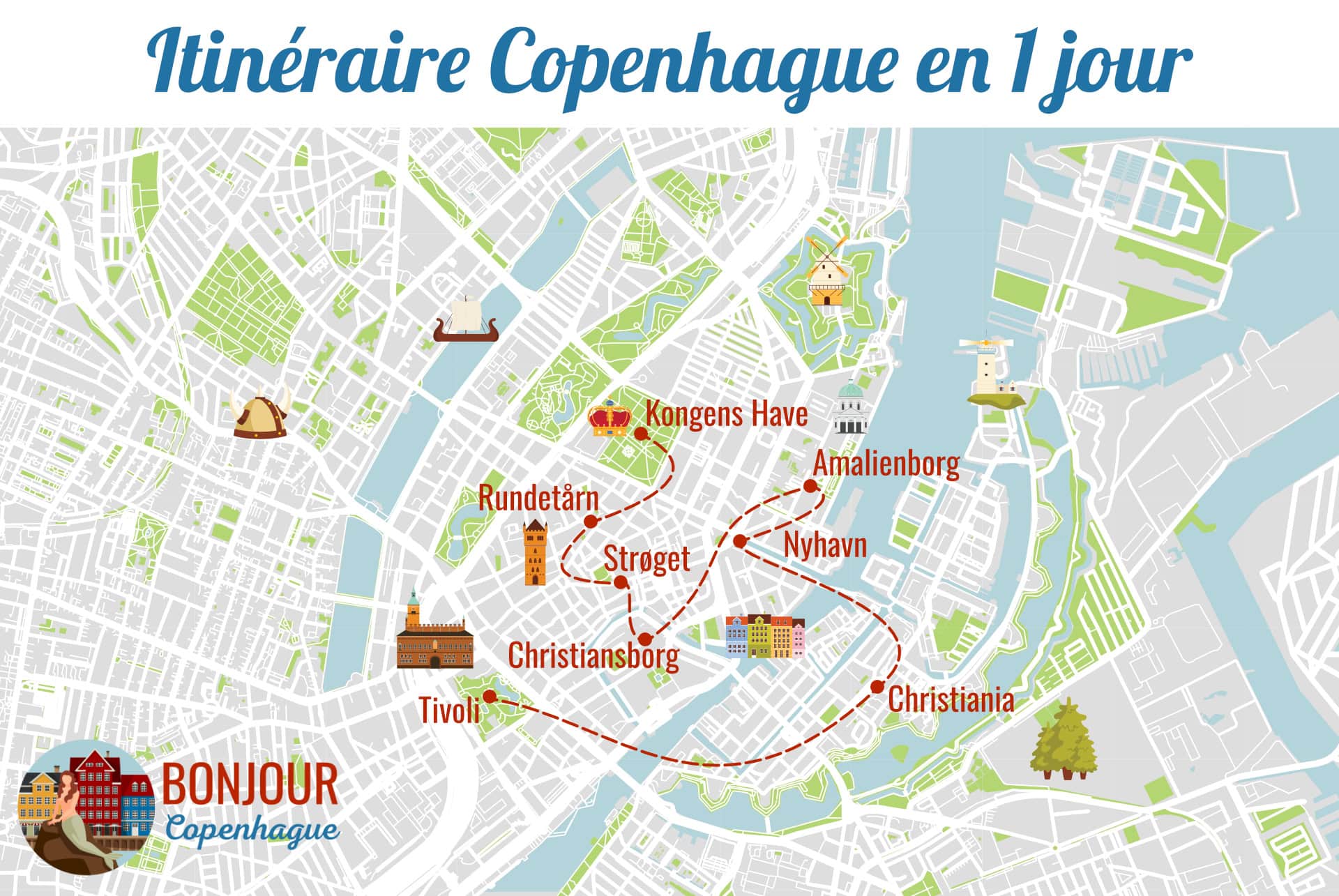 map 4 jours copenhague map 4 jours copenhague